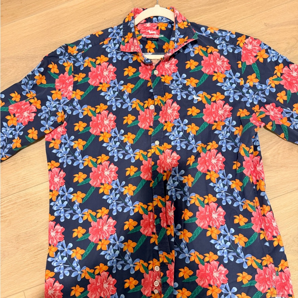 Harmont & Blaine Multicolor Floral Men's Shirt